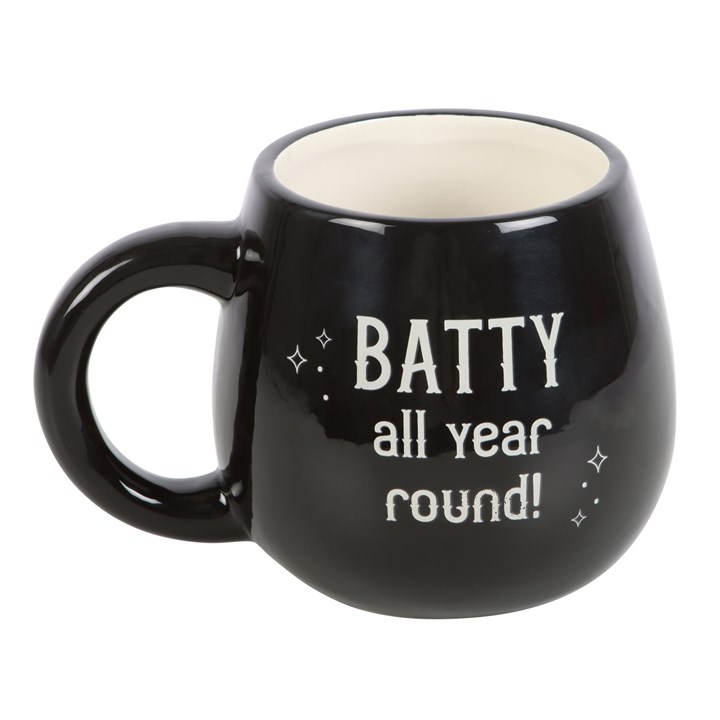 Batty All Year Round Rounded Peekaboo Mug