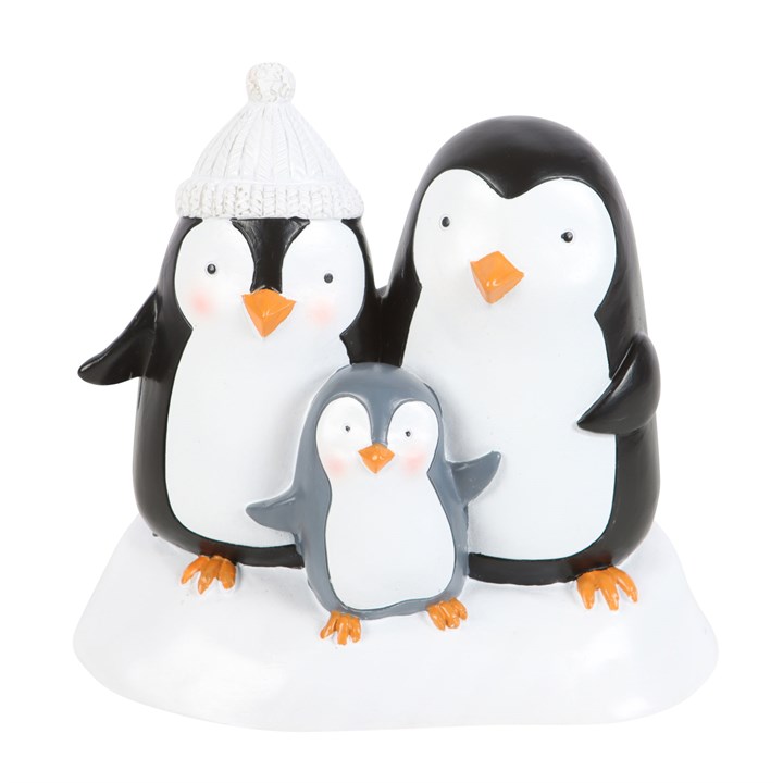 Penguin Family Resin Ornament