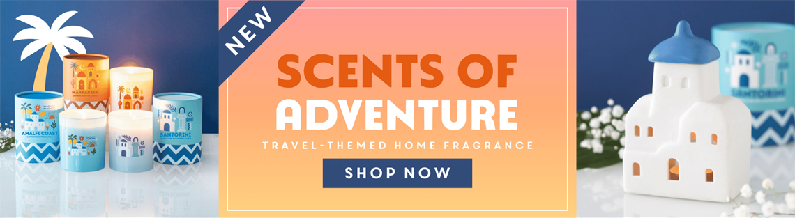 Shop Our Travel-Themed Home Fragrance Range >