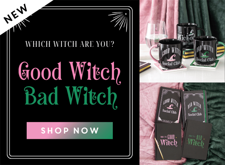Shop Our Wholesale Good Witch, Bad Witch Range >