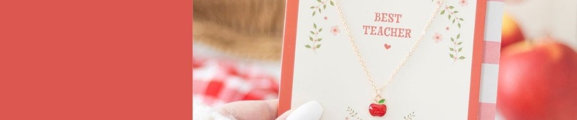 Wholesale gifts for teachers including notebooks, mugs and thank-you keepsakes. Perfect for back-to-school and end-of-term gifts. No minimum order.