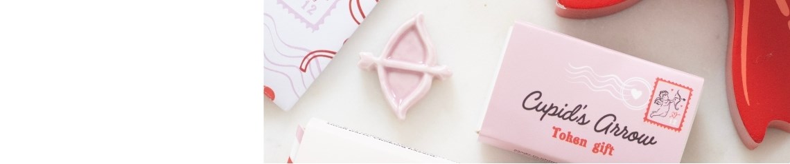 Wholesale Cupids Delivery Valentines gifts with romantic love letter and heart designs. Range includes trinkets, homeware and accessories made for gifting straight from the heart. Perfect for seasonal Valentines ranges and gift shops. No minimum order, ships worldwide.