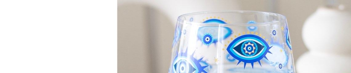 Starry Eyed wholesale gift collection featuring the all-seeing eye and hamsa hand motifs across candles, mugs, incense holders, tote bags, notebooks, plant pots, jewellery, and home accessories. A modern spiritual range ideal for gift shops, wellness retailers, and lifestyle stores seeking symbolic and protective designs with graphic style appeal.