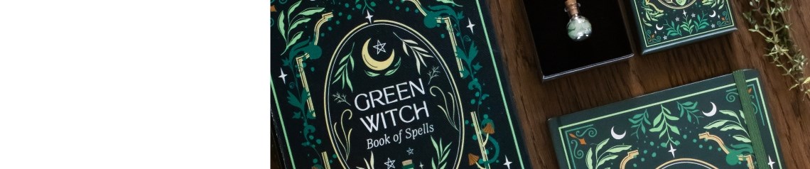 The Green Witch wholesale collection features mystical homeware and spiritual gifts inspired by nature, folklore and forest magic. Designed for green witches, pagan retailers and witchy apothecary shops, this wholesale giftware range includes enchanted decor, spell-themed accessories and gifts for modern spirituality. No minimum order and worldwide shipping available.