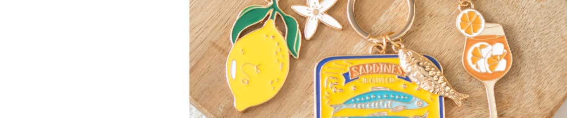 Wholesale Italian-inspired homeware and gifts celebrating la dolce vita. Bright ceramics, citrus-scented candles and colourful stationery create a sunny Mediterranean feel. Perfect for gift shops and boutiques looking to refresh their summer stock. No minimum order and worldwide shipping available.