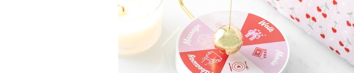 Valentines Day gifts full of sweetness and charm, including cherry-themed items and love-inspired accessories. Popular for seasonal gifting displays.