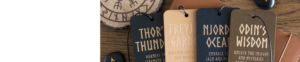 Wholesale Norse Mythology gift range with Viking-style drinkware, leather accessories, keyrings, and jewellery. Features symbols like Vegvisir, Mjolnir and ancient runes. Designed with a masculine edge, ideal for men who love Viking heritage, Norse culture and warrior aesthetics. Perfect for alternative shops, gift retailers and historic or mythological-themed outlets.