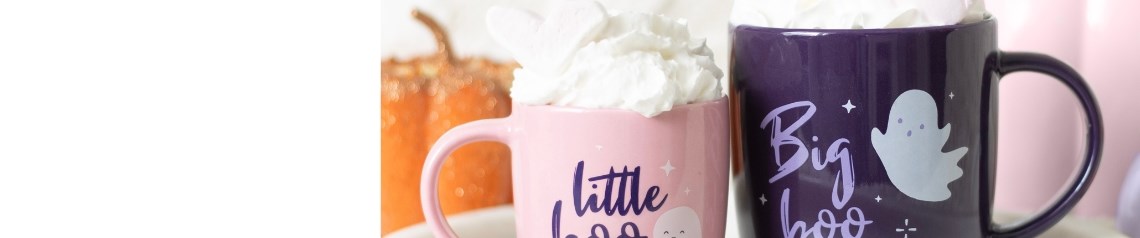 Pastel Halloween decor with friendly characters for all ages. Kid-safe designs with broad appeal. Popular for autumn retail with no minimum order.