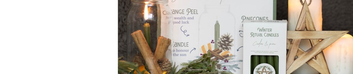 Yuletide decor and ritual tools for celebrating the solstice season. Pagan-inspired designs full of warmth and tradition. No minimum order, ships worldwide.