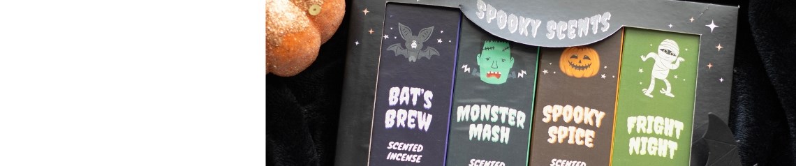 Wholesale Halloween candles, incense, wax warmers and holders. Frightfully fun scents for haunted displays.