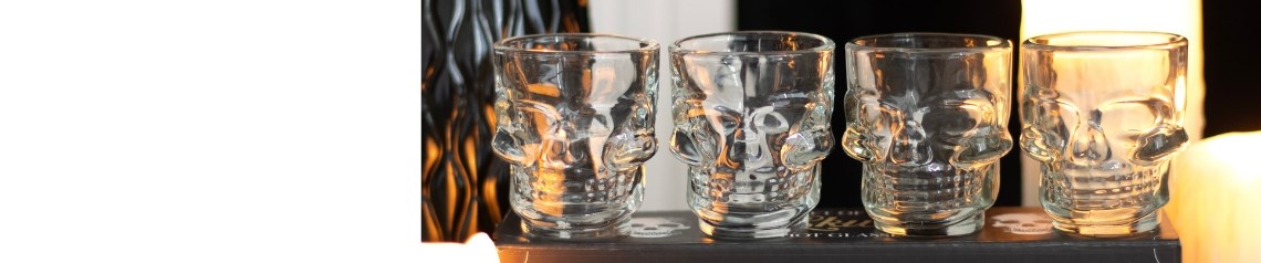 Wholesale skull and skeleton decor and Halloween giftware. Gothic and spooky designs for seasonal retail.