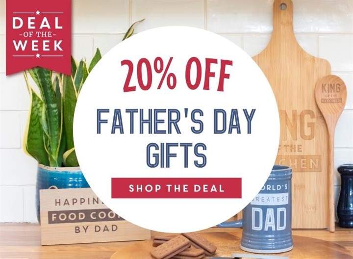Mobile Scrolling DOTW 20% off Father's Day May 2022