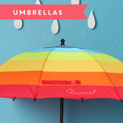 Personalisable Umbrellas