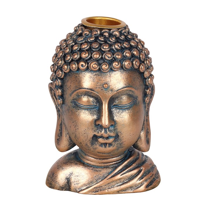 Bronze Buddha Head Backflow Incense Burner Something Different Wholesale