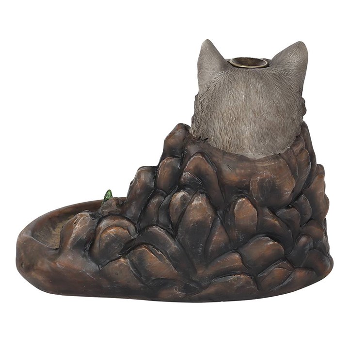 Grey Wolf Cliff Backflow Incense Burner Something Different Wholesale