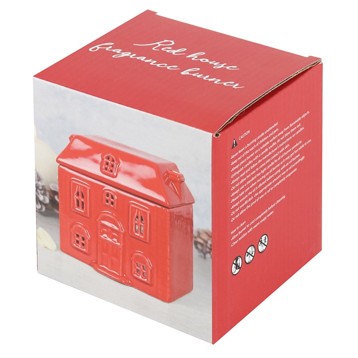 Red Ceramic House Oil Burner Something Different Wholesale