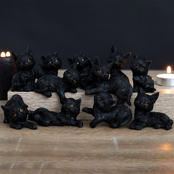 Posed Black Cat Ornament Something Different Wholesale