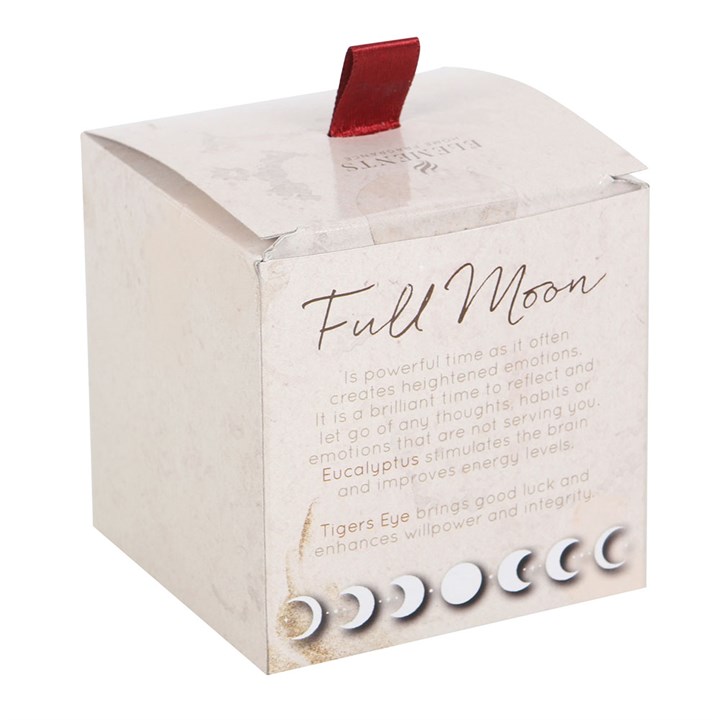 Full Moon Eucalyptus Crystal Chip Candle - Something Different Wholesale