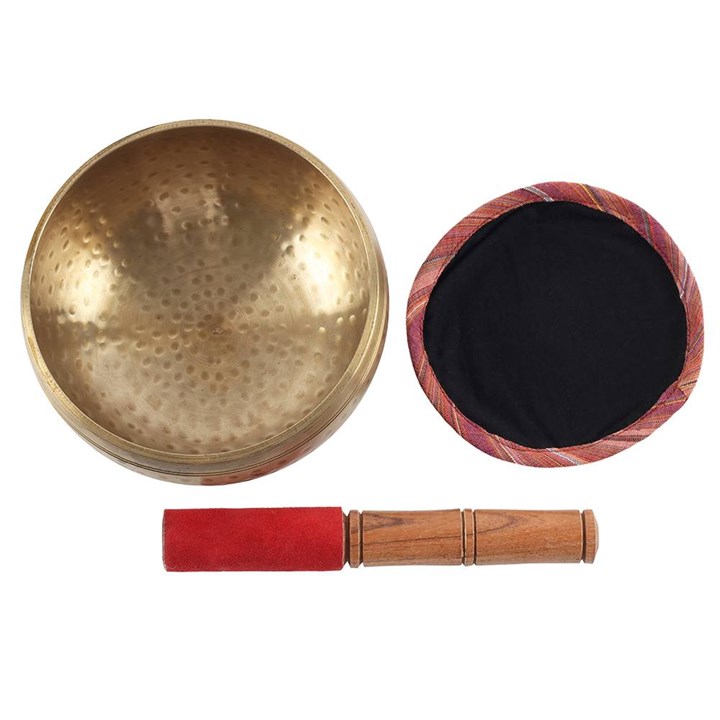 15cm Beaten Brass Singing Bowl Something Different Wholesale