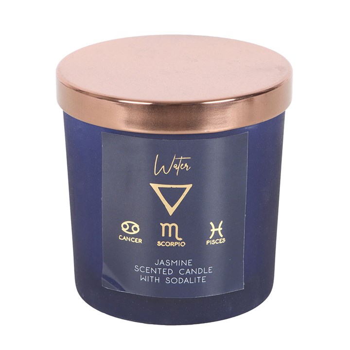 Water Element Jasmine Crystal Chip Candle Something Different Wholesale