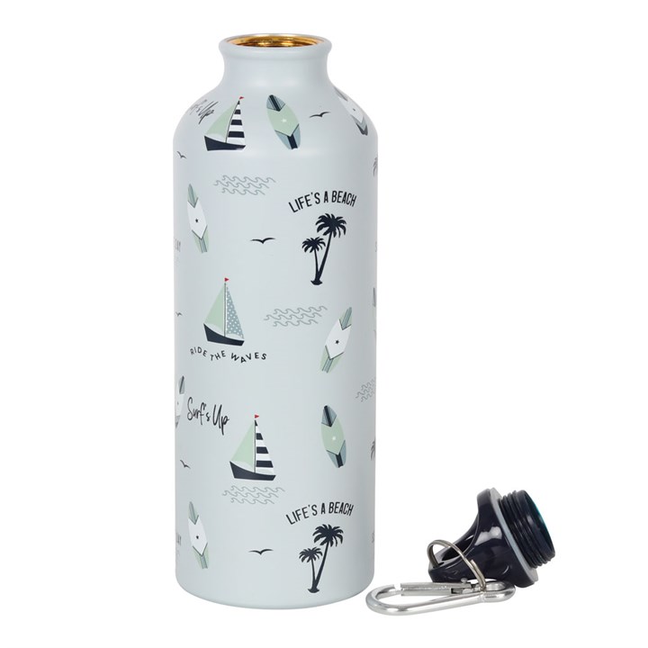Surf's Up Nautical Metal Water Bottle Something Different Wholesale