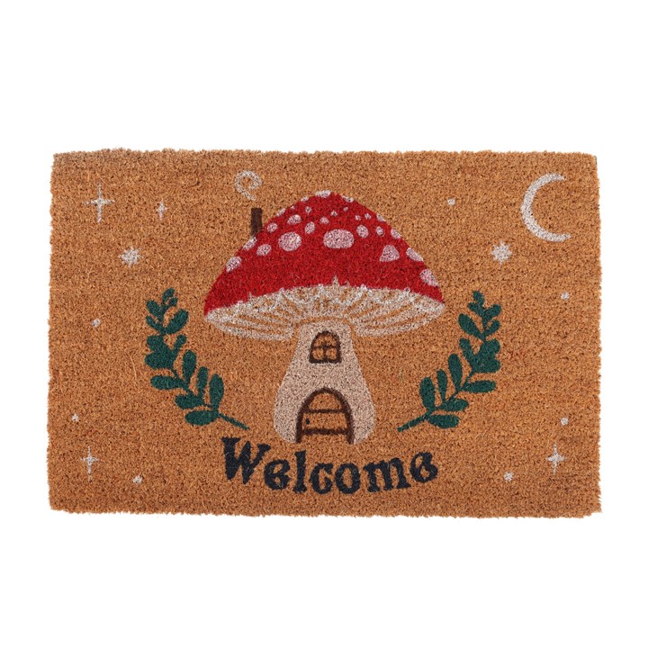 Natural Mushroom House Doormat Something Different Wholesale