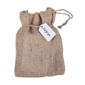 Precious Little Miracle Motto Plaque in Hessian Bag