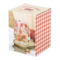 Apple Print Stemless Glass