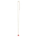Best Teacher Apple Necklace on Greeting Card