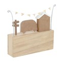 Wander Often Beach Hut Caravan Wooden Ornament