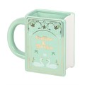 Coffee and Books Green Book Shaped Mug