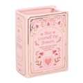 Pink Book Shaped Vase