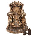 Bronze Ganesh Backflow Incense Burner