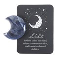 Sodalite Crystal Moon Keepsake Stone in a Box