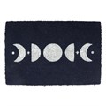 Dark Blue Moon Phase Doormat