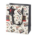 23cm Medium Retro 80s Print Gift Bag