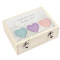 Lucky Crystal Heart Sentiment Stone