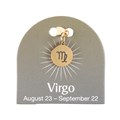 Virgo Gold Tone Zodiac Sign Charm
