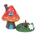 Red Smoking Toadstool Incense Cone Holder