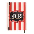 Red Circus Stripe A5 Notebook