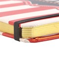 Red Circus Stripe A5 Notebook