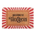 Red Welcome to the Circus Doormat