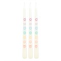 Set of 3 Chakra Balancing Taper Dinner Candles