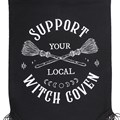 Support Your Local Witch Coven Hanging Fabric Banner