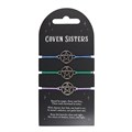 Set of 3 Coven Sisters Pentagram Bracelets