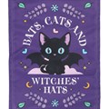 Bats, Cats and Witches Hats Fabric Wall Hanging