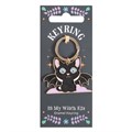 In My Witch Era Bat Cat Enamel Keyring