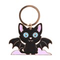 In My Witch Era Bat Cat Enamel Keyring