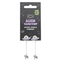 Glow in the Dark Alien Abduction Dangle Earrings