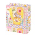 23cm Floral Patchwork Print Gift Bag